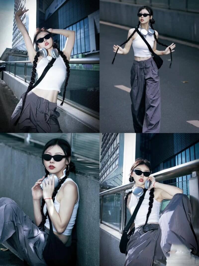 Tạo dáng đứng ngầu cho nữ