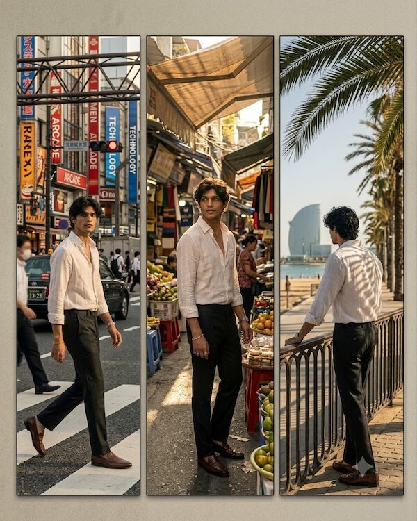 Cách tạo dáng chụp ảnh nam bước đi chậm rãi (Street Style)